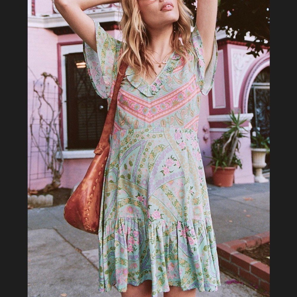 Spell City Lights Mini Dress XL BNWOT